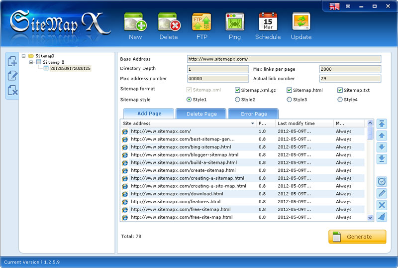 Sitemap Generator Software Free Download
